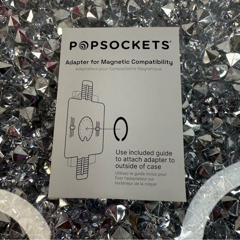 POPSOCKETS Adapter for Magnetic Compatibility - White Packaging MagSafe